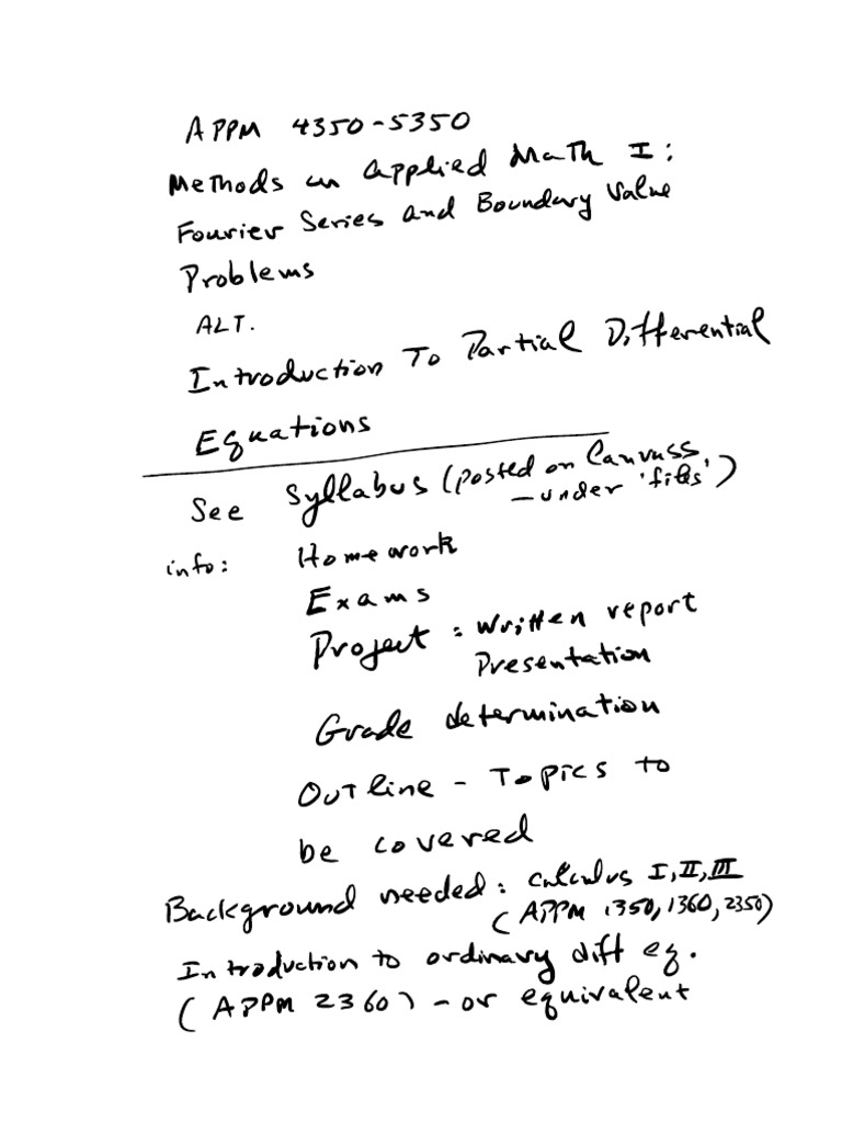 Appm 4350 1 8.28.23 | PDF