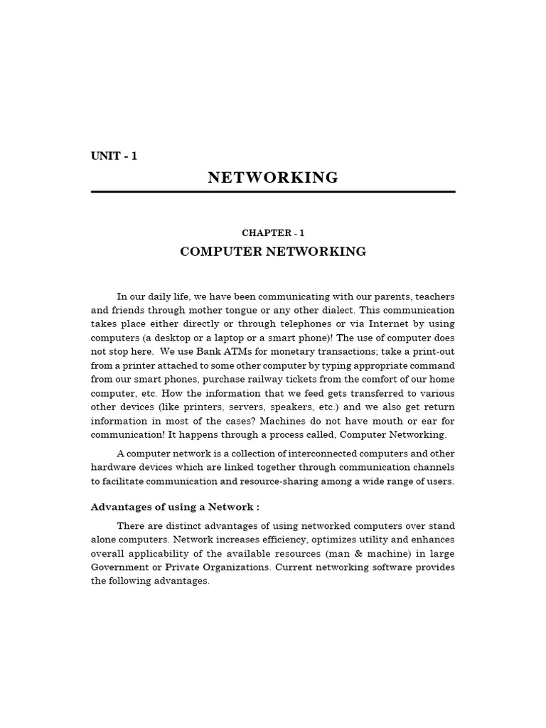Understanding Computer Networking Basics | PDF | Computer Network ...