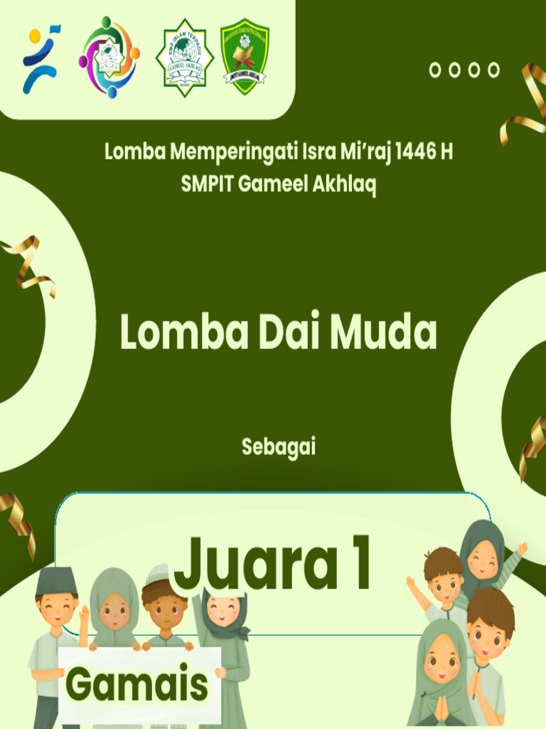 Juara Lomba Isra Mi’raj SMPIT Gameel Akhlaq | PDF