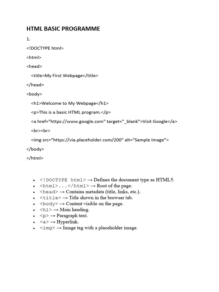 Basic HTML Registration Form | PDF | Html | Html Element