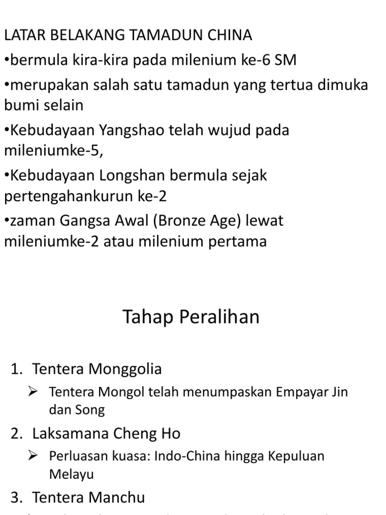 Senarai Dinasti Dinasti