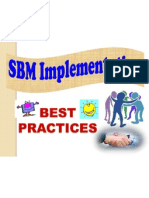 Best Practices On SBM Implementation