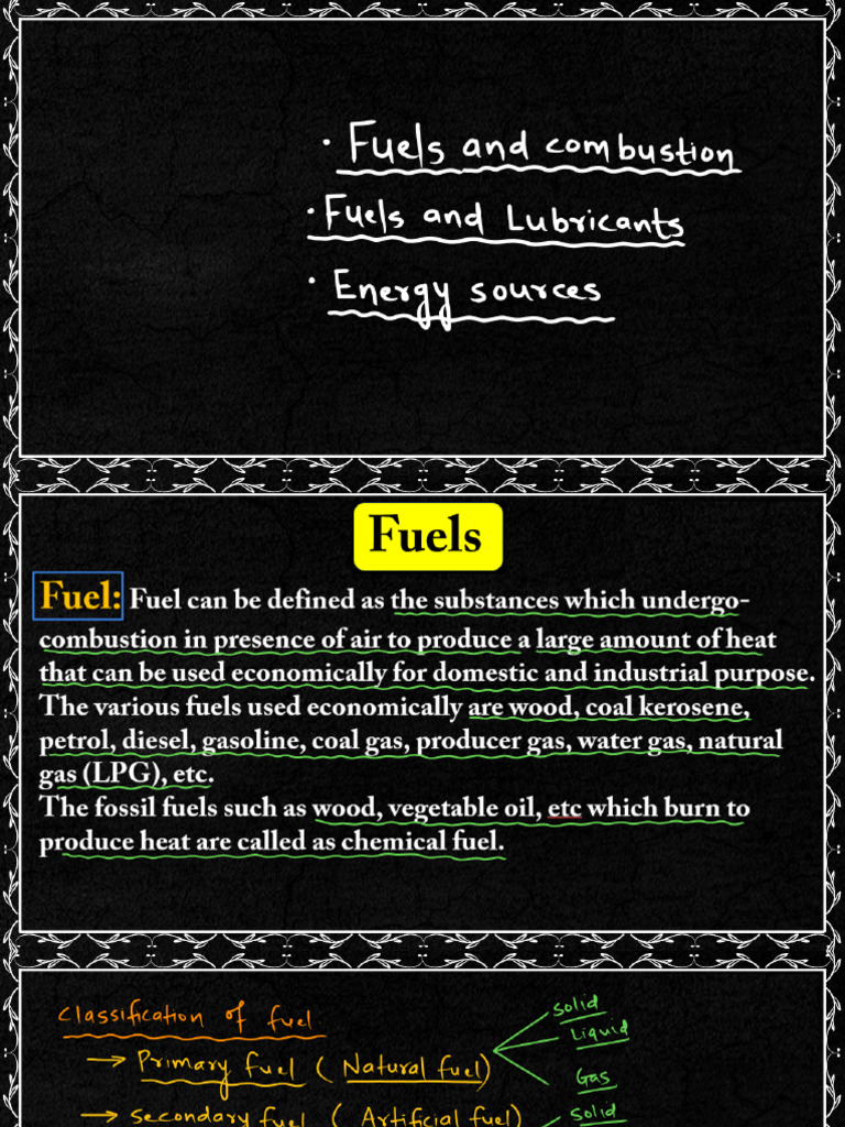 L - 1 Fuels | PDF