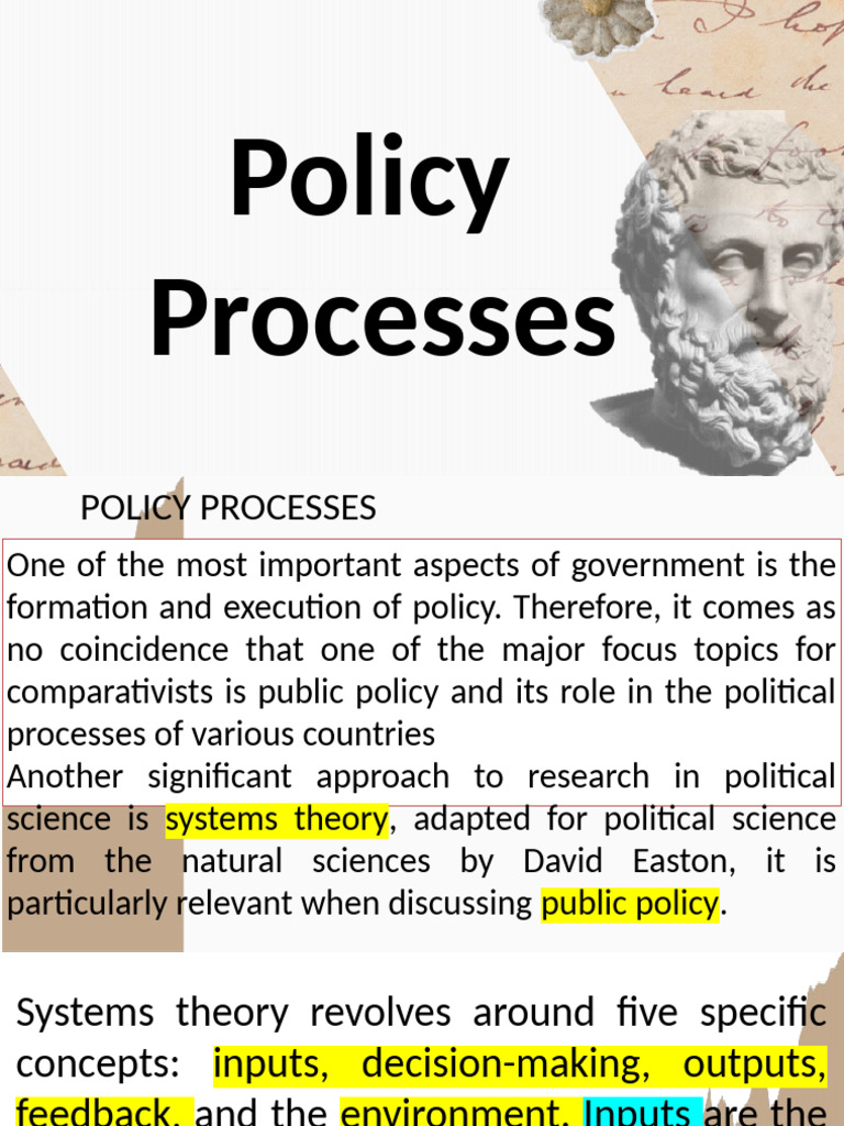 Understanding Policy Processes and Political Culture | PDF | Policy ...