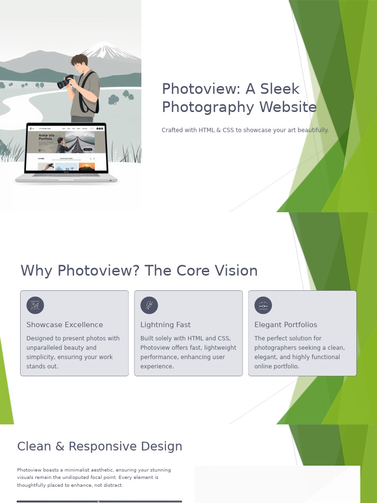 Elegant HTML & CSS Photography Site | PDF | Html | Websites