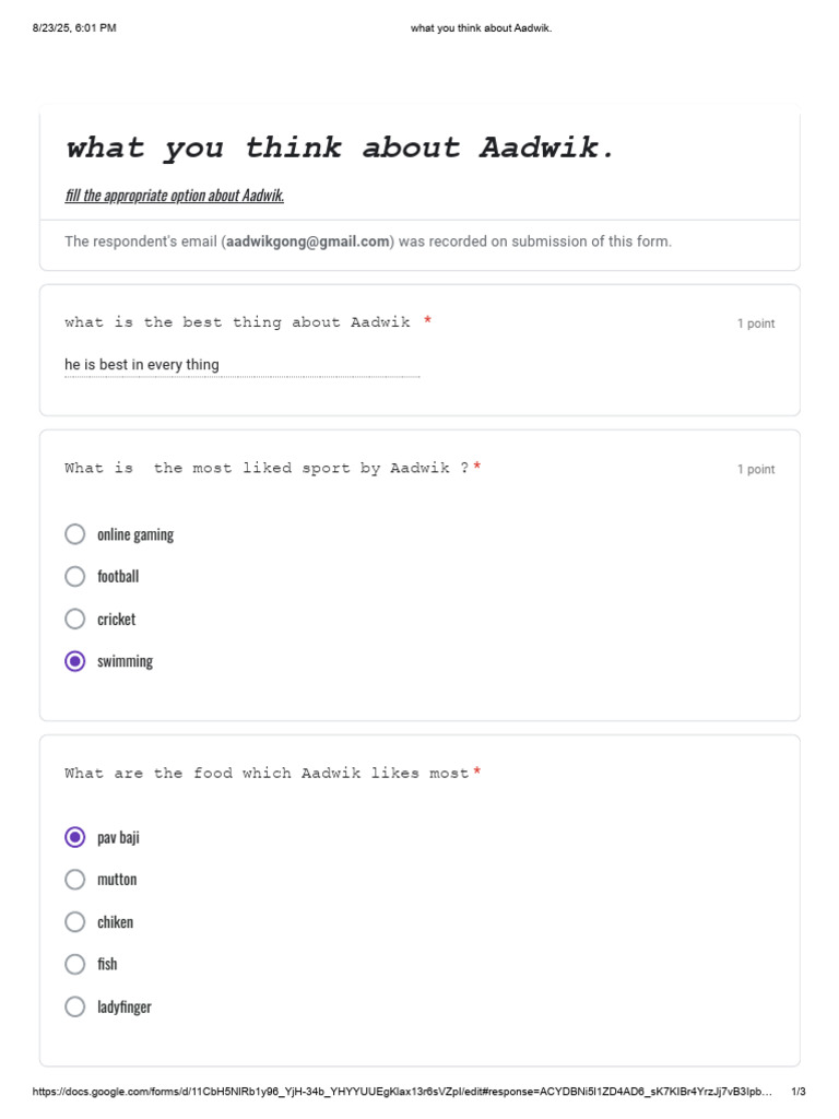 Untitled Form - Google Forms | PDF