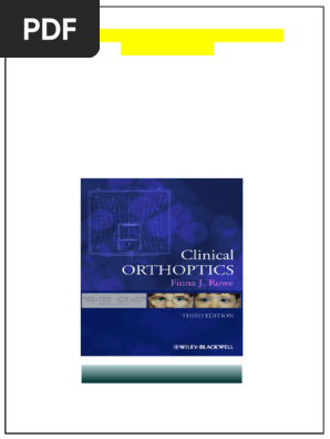 Clinical Orthoptics 3rd Edition Fiona J. Rowe Newest Edition 2025