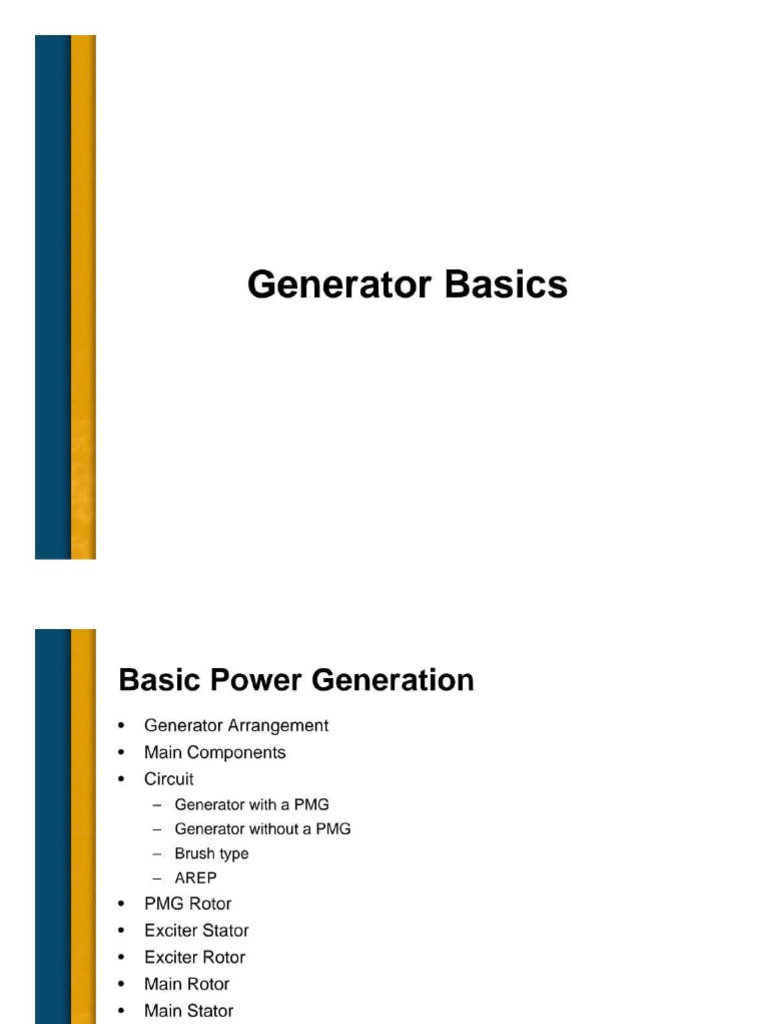 Generator Basics | PDF