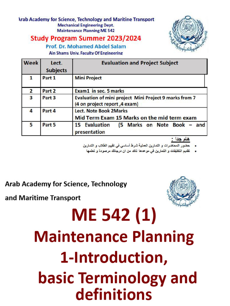 Maintenance Planning and Strategies Guide | PDF | Systems Engineering