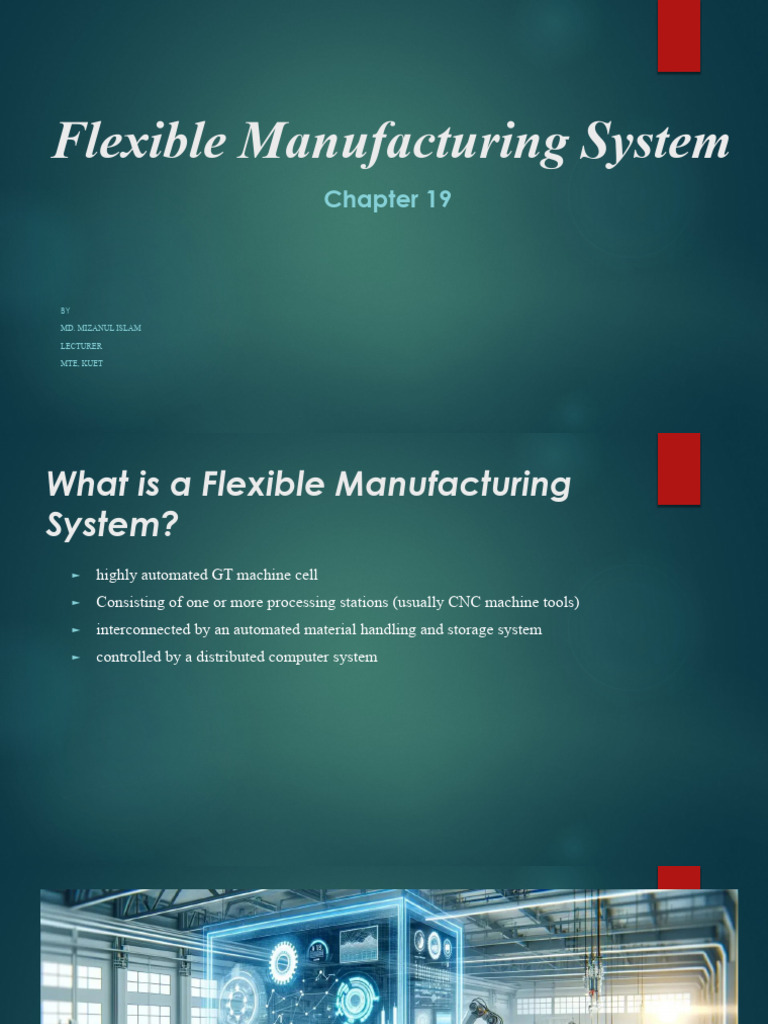 Overview of Flexible Manufacturing Systems | PDF | Machining | Machines