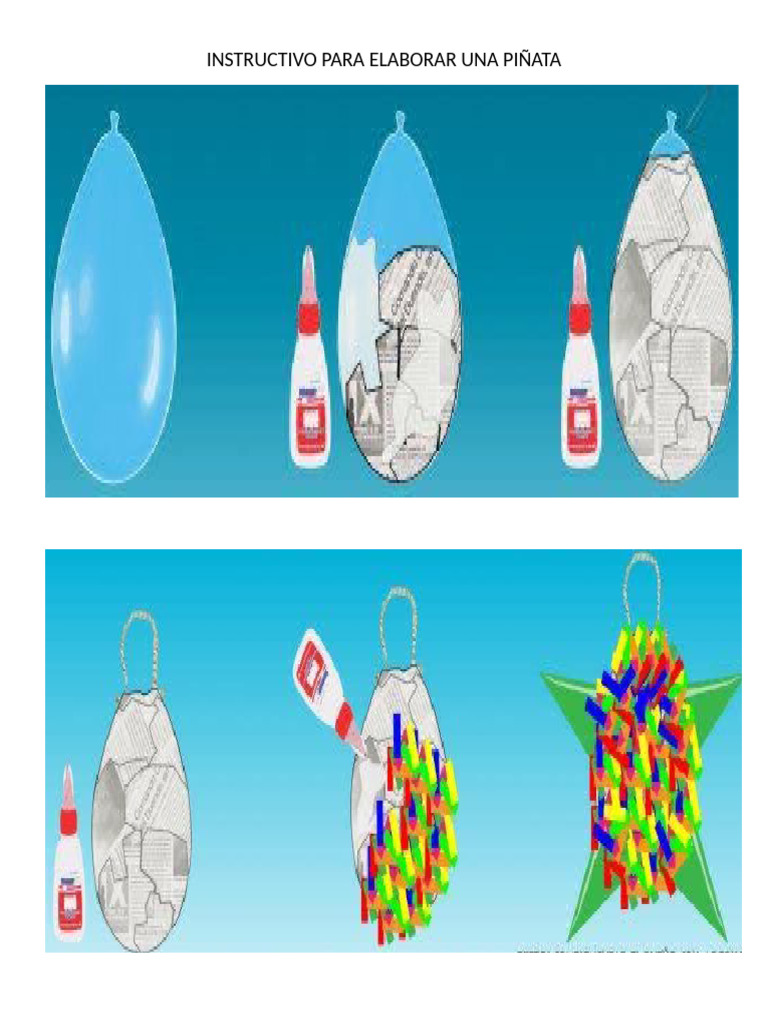 Instructivo para Elaborar Una Piñata | PDF