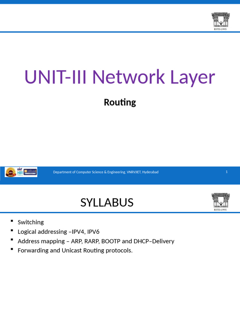 Network Layer Routing Concepts Overview | PDF | Routing | Computer Network