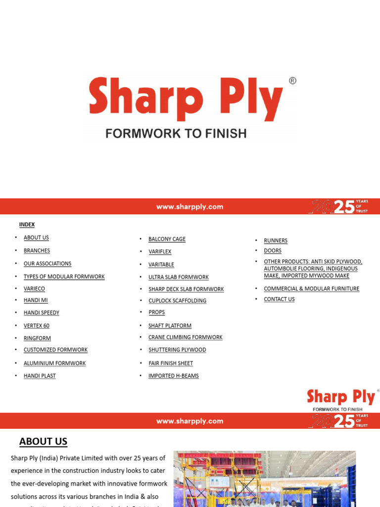 Comprehensive Modular Formwork Solutions | PDF | Building Materials ...