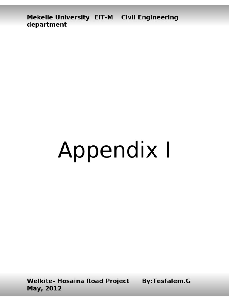Appendix I | PDF