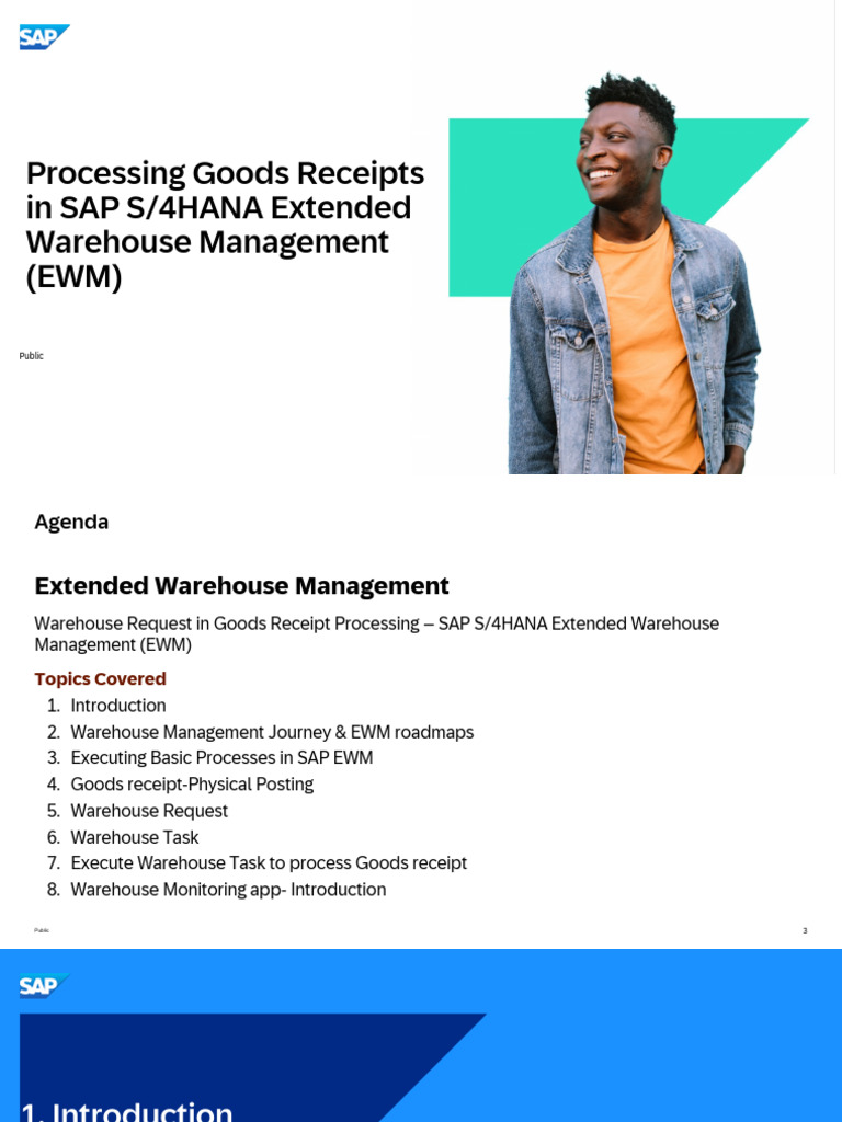 Processing Goods Receipts in SAP EWM | PDF | Warehouse | Enterprise ...