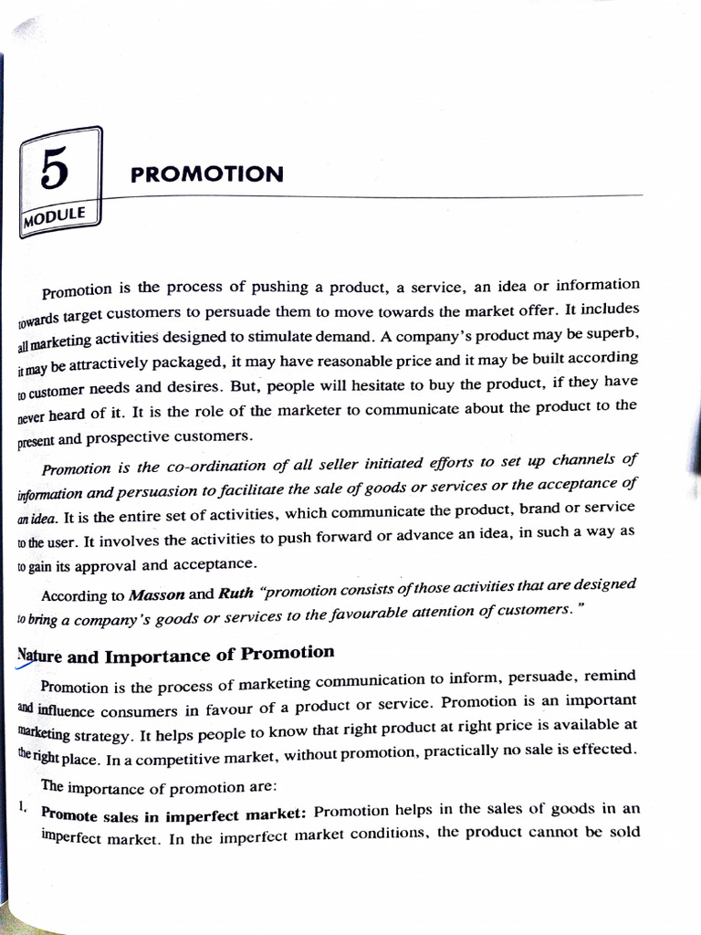 Understanding Promotion Strategies | PDF | Sales | Marketing