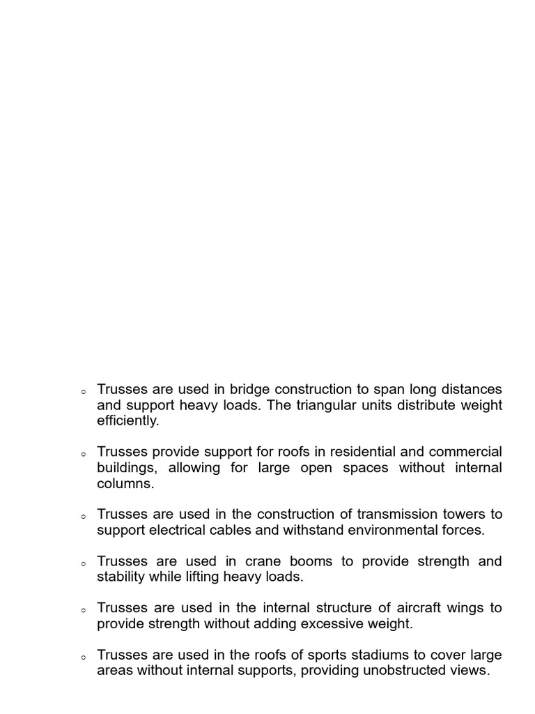 Understanding Truss Structures and Applications | PDF | Foundation ...