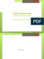 Cuite Framework: (Coded Ui Test Enhanced) Sustainable Ui Automation
