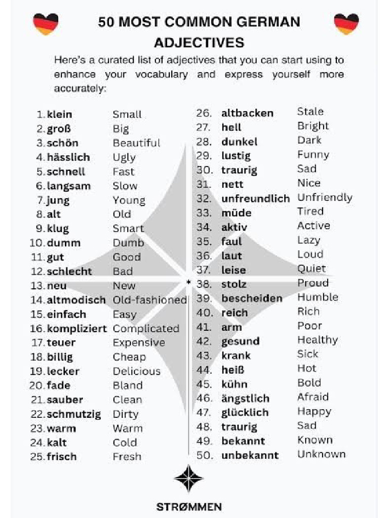 German Adjectives | PDF