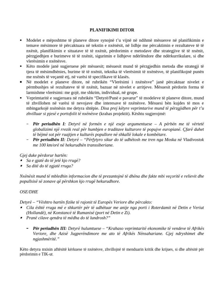 Gjeografia 8 Ditaret | PDF