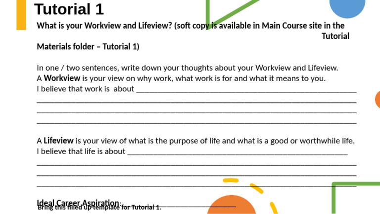 Workview & Lifeview | PDF