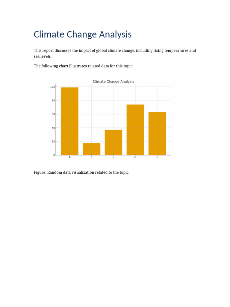 Climate Change Analysis | PDF