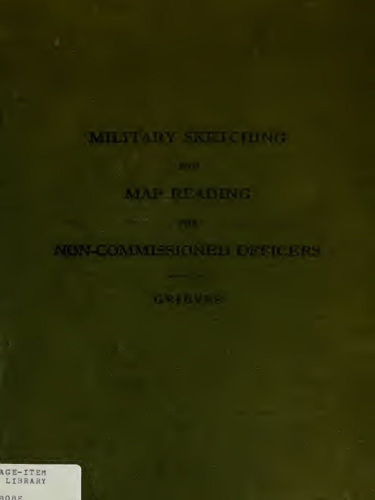 Military Sketching & Map Reading Guide | PDF | Compass | Contour Line
