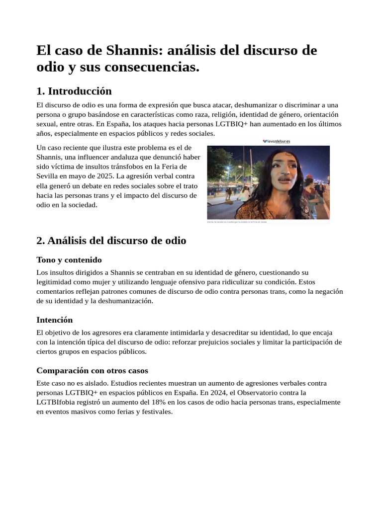 Shan Is Discurso Odio | PDF | Odio | El discurso del odio