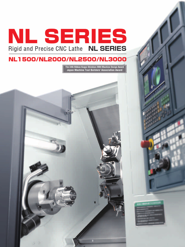 NL1500MC/500 CNC Lathe Overview | PDF | Machining | Metalworking