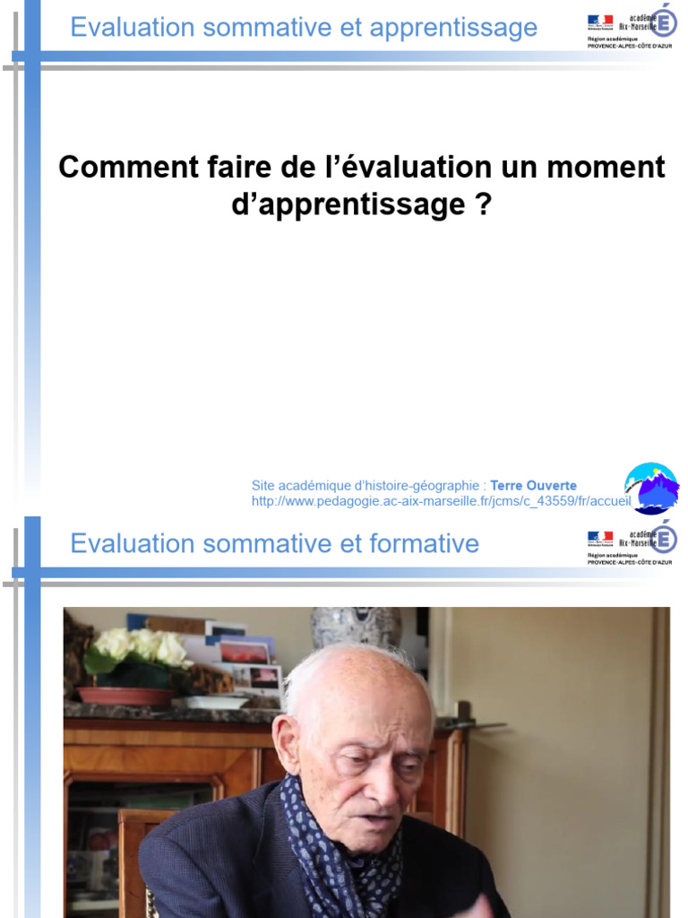Évaluation sommative : transformer l'apprentissage | PDF
