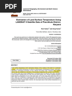 Calculating Land Surface Temperature with Landsat 8 | PDF | Temperature ...