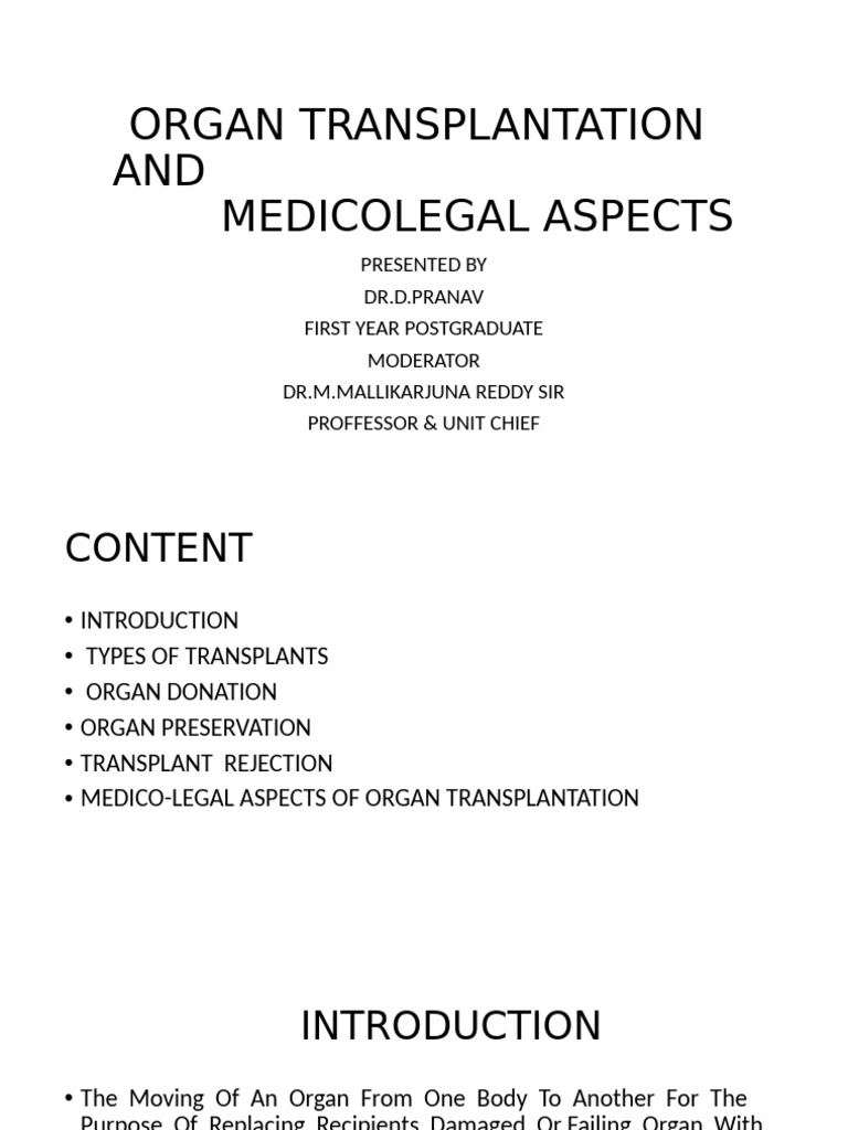 Organ Transplantation[1] | PDF | Transplant Rejection | Organ ...
