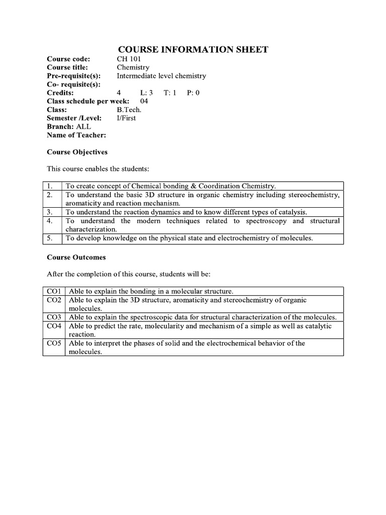 CH 101-102 | PDF