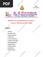 Live Food Counter Menu Overview | PDF | Fruit Preserves | Thai Cuisine