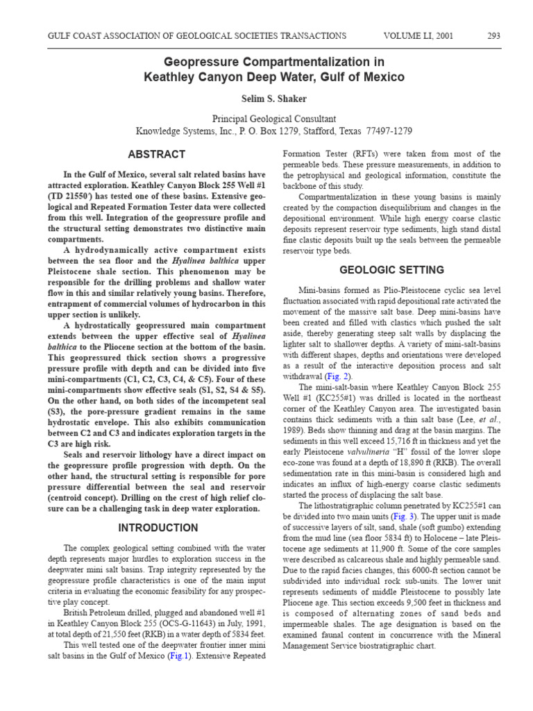 Deepwater Compartmentalization Published 2001 1746084834 | PDF ...
