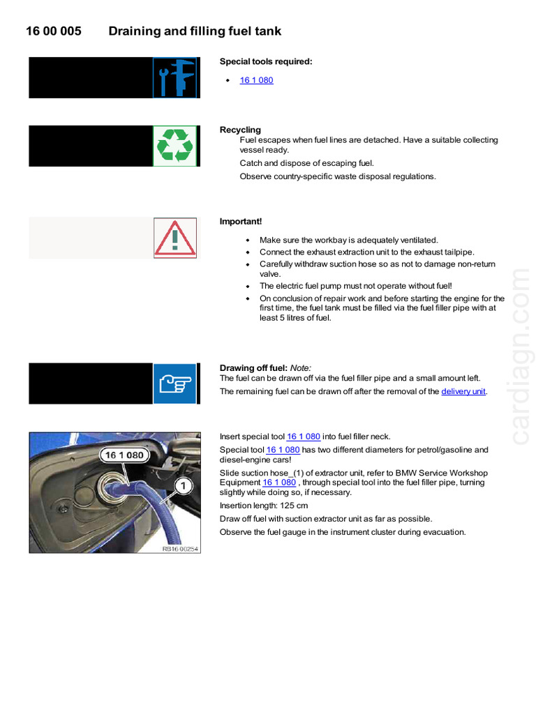 Fuel Tank Maintenance and Repair Guide | PDF | Nut (Hardware) | Screw
