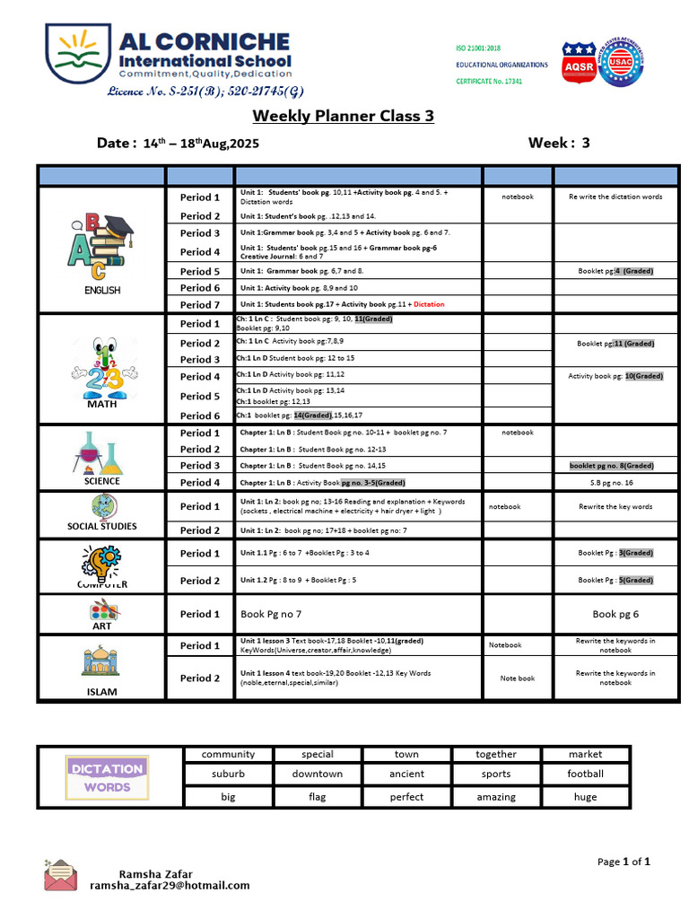 Class 3 - Week 3 | PDF