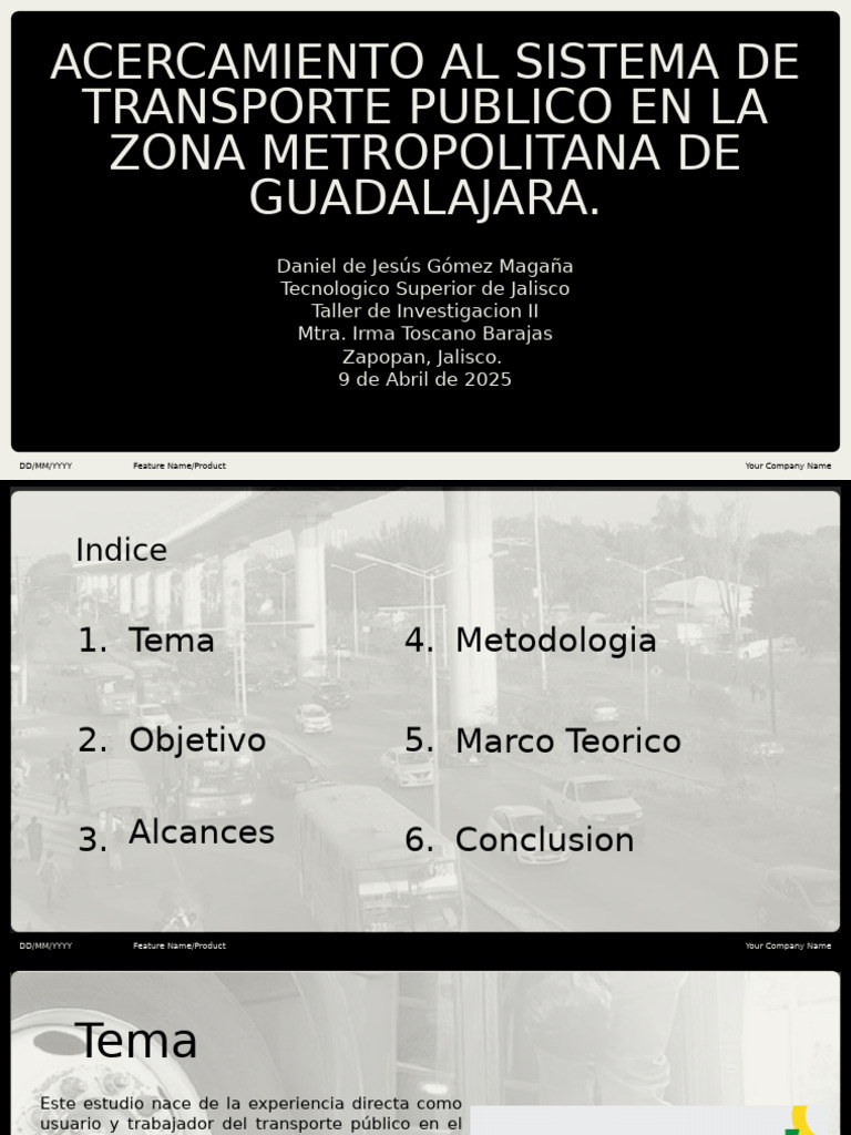 Transporte Público en Guadalajara: Realidad y Retos | PDF | Transporte ...