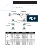 Lab 4.6.2: Challenge Security Configuration: Topology Diagram