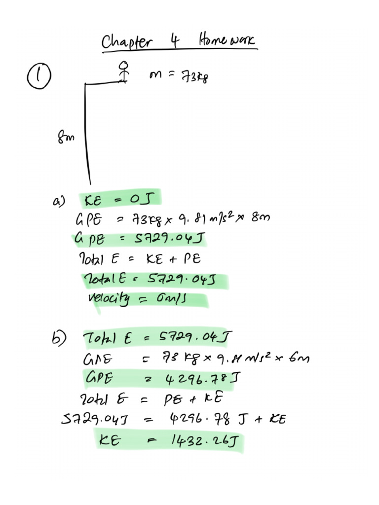 Chapter 4 Homework - Answers | PDF