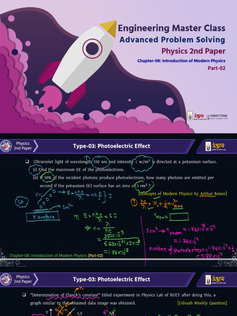 Modern Physics Advanced Udvash Part 1 - Level 1.1 | PDF