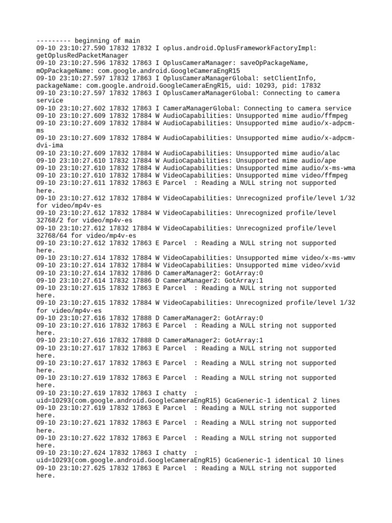 Log Cat 1757535027519 | PDF | Computing | Computer Programming