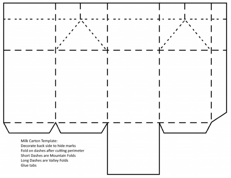 Milk Carton Template | PDF