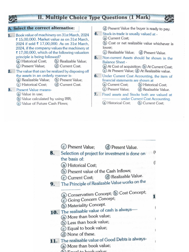 Valuation Principle Pdf