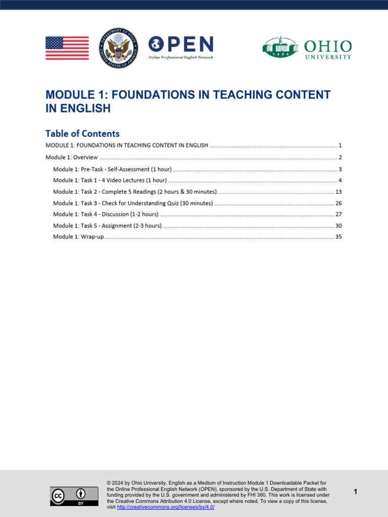 Foundations of Teaching in EMI | PDF | Teachers | Learning