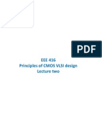 EEE 416 Principles of CMOS VLSI Design Lecture Two