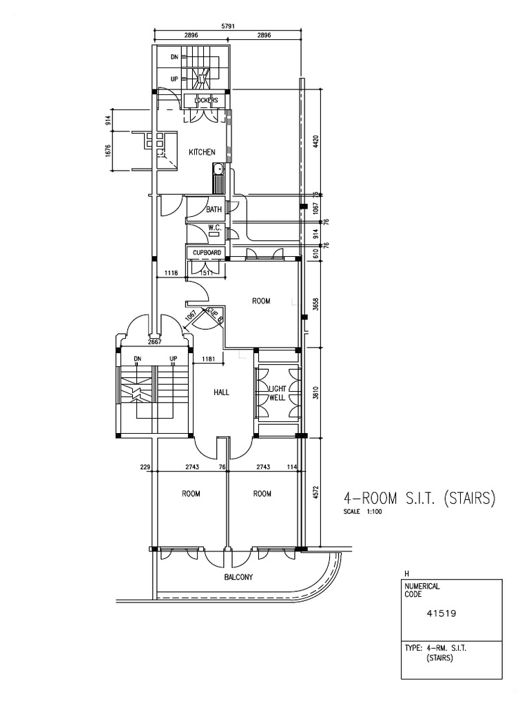Floor Plan for Block 78, Unit 03-37 | PDF