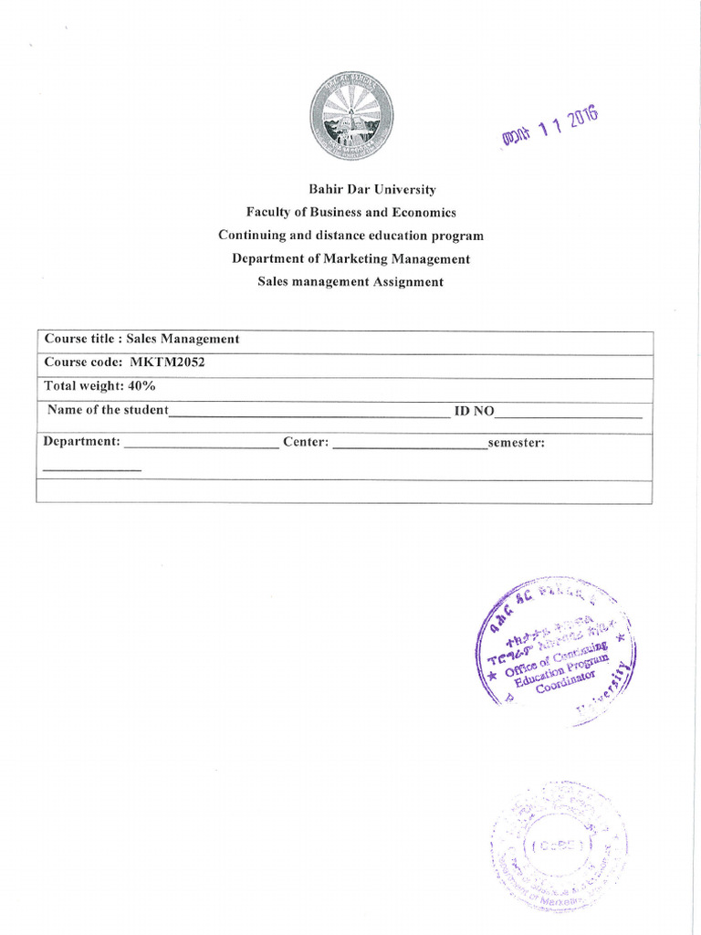 Marketing 2016 Assignment | PDF