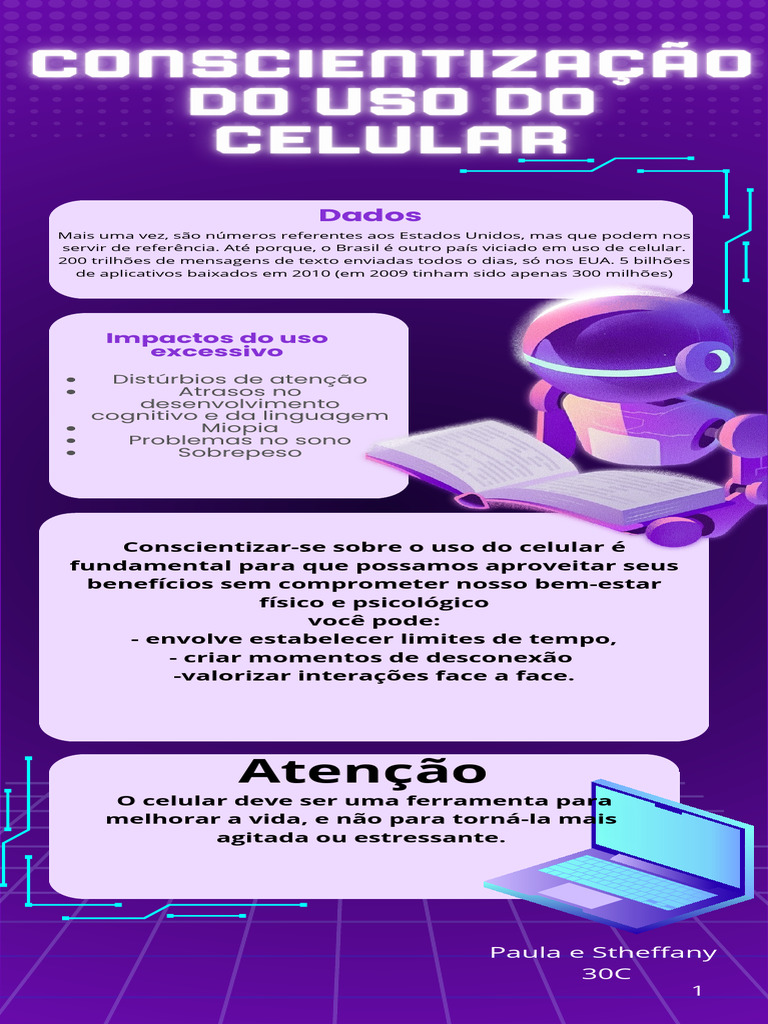 Impactos do Uso Excessivo de Celular | PDF