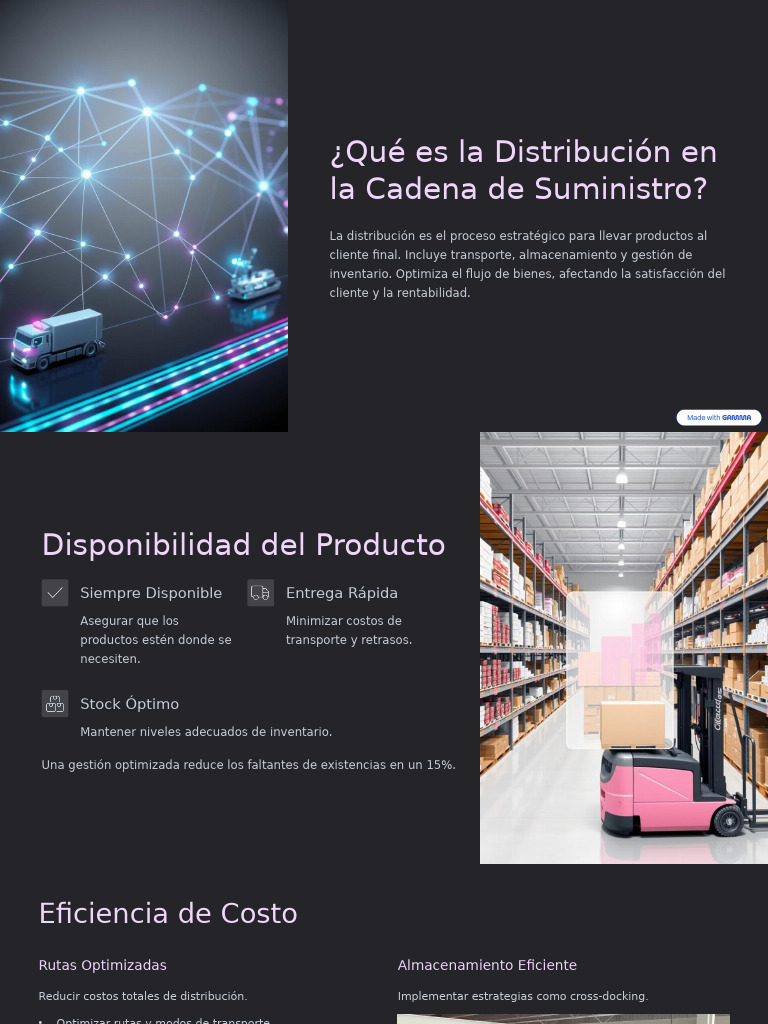 Distribución en la Cadena de Suministro | PDF